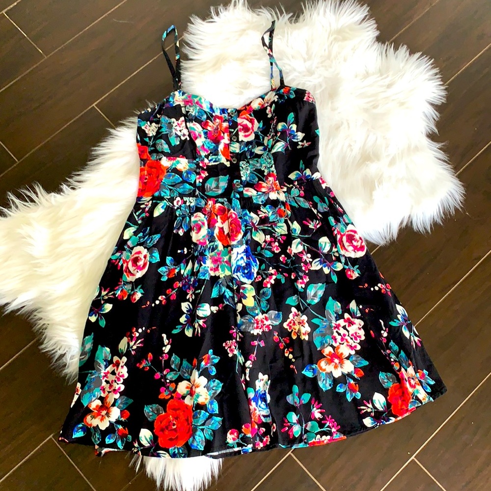 Express Floral Mini Dress